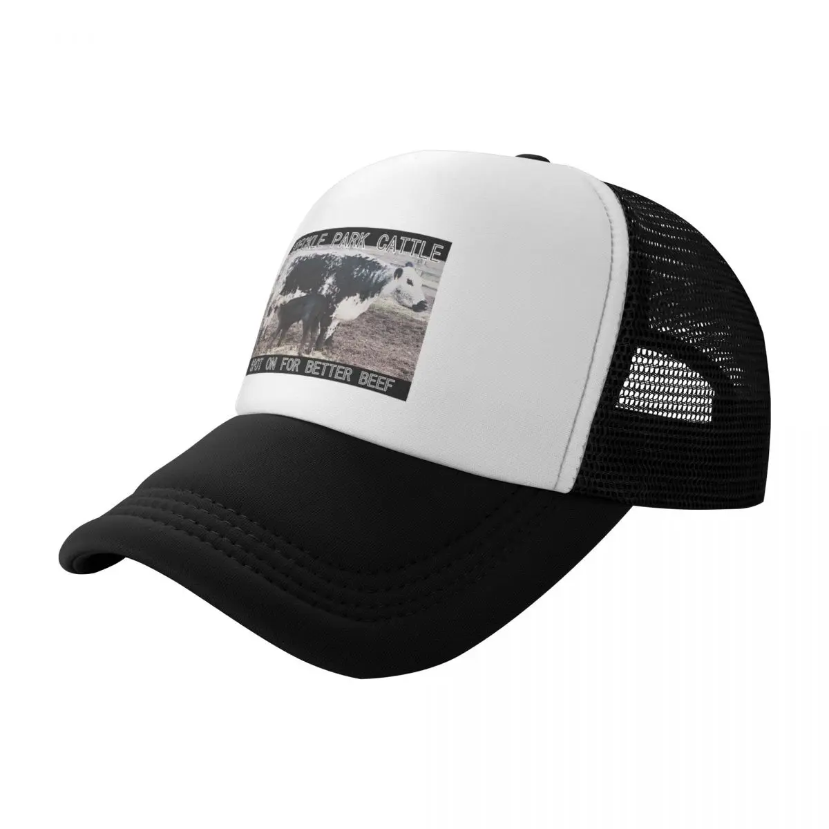 

SPECKLE PARK CATTLE, SPOT ON FOR BETTER BEEF Baseball Cap Custom Cap Hat Man For The Sun Hat Man Luxury Man Women's