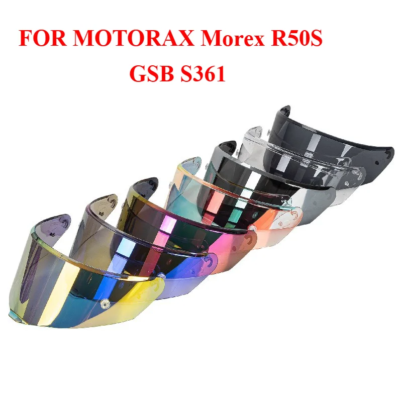 

GSB Helmet Glass Motorcycle Helmet Visor for The MOTORAX Morese R50S, GSB S361 Face Guard Full Face Helmet Lens，New，1pcs