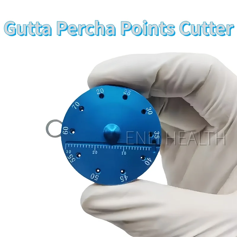 

Dental Endodontic Gutta Percha Points Gauge Cutter with Measure Scale Round Gauge Wheel Oral Tool Autoclavable Dental Tool