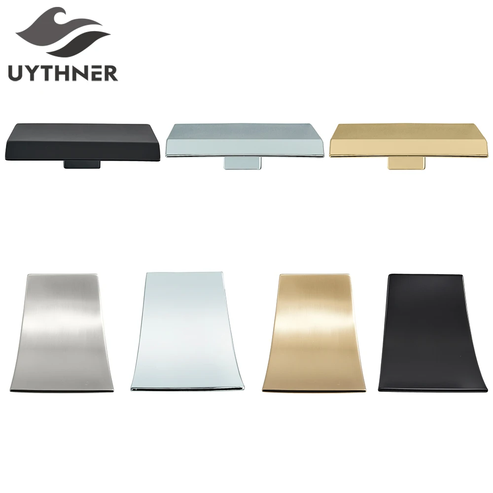 

Brass Waterfall Faucet Spout Wall Mounted Bath Spout Bathroom Faucet Water Outlet Faucet Accessories Chrome/Golden/Black/nickel