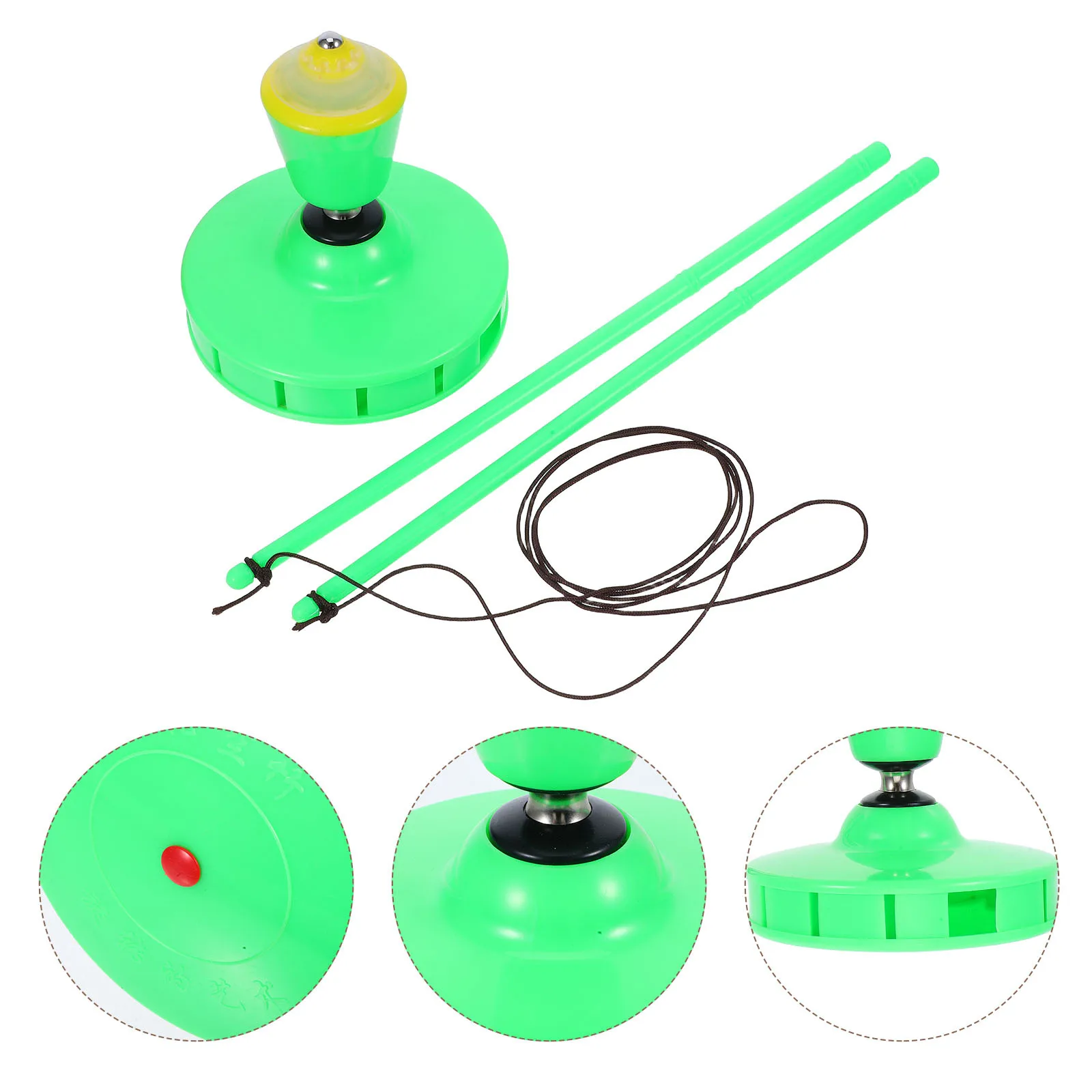 

1Set Diabolo Chinese Yoyo Single-End Shock-Absorbing Advanced Bearing Quiet Outdoor Fitness Juggling Skill Chinese Toys