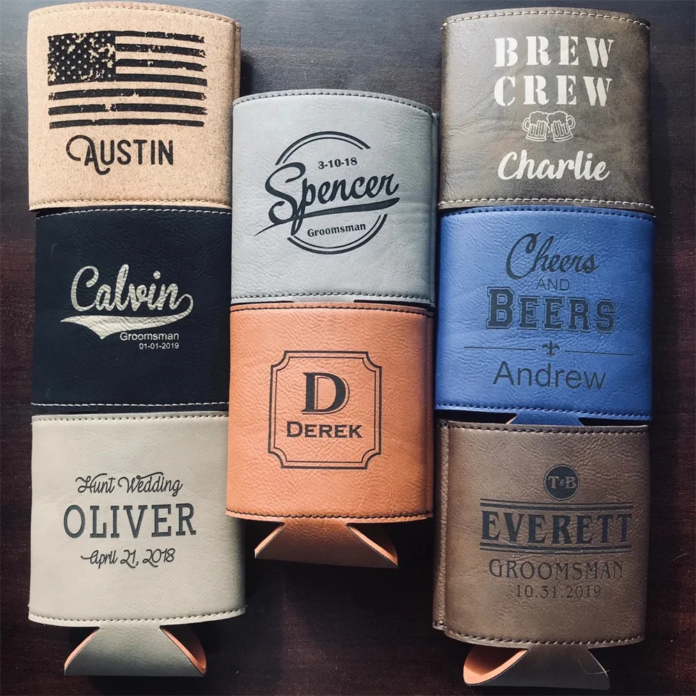 Groomsmen Gifts, Groomsmen Custom Beer Cooler, Groomsmen Wedding Favor Can Coolers, Beer Cooler, Personalized Can Cooler, Grooms