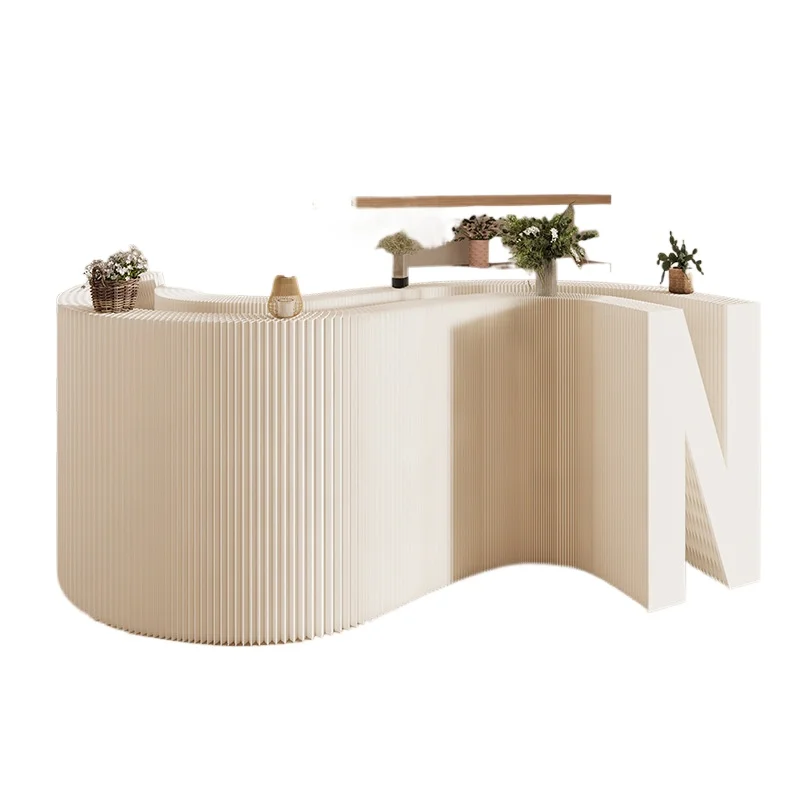 Long Nakajima Booth Stand Display Cabinet Exhibition Flow Table Shelf Clothing Store Display Stand Folding