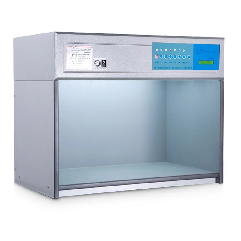 Цветная коробка для оценки цвета шкафа 6 светильник источников D65 TL84 F UV CWF TL83 AC110V настраиваемые международные стандарты