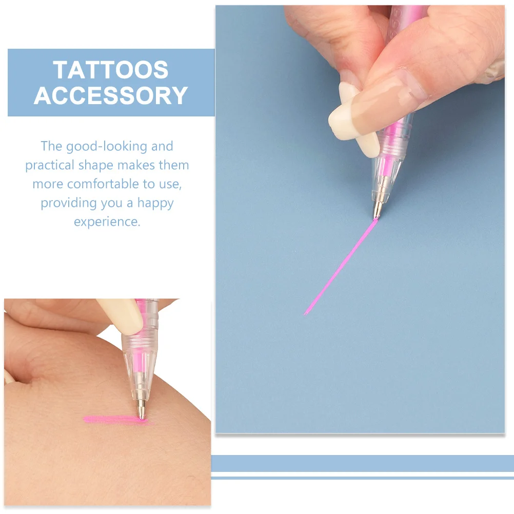 

1 шт., ручка для картирования бровей, тонкий масляный маркер для татуировки бровей, профессиональный инструмент для макияжа, ручка для маркировки кожи, многофункциональная татуировка