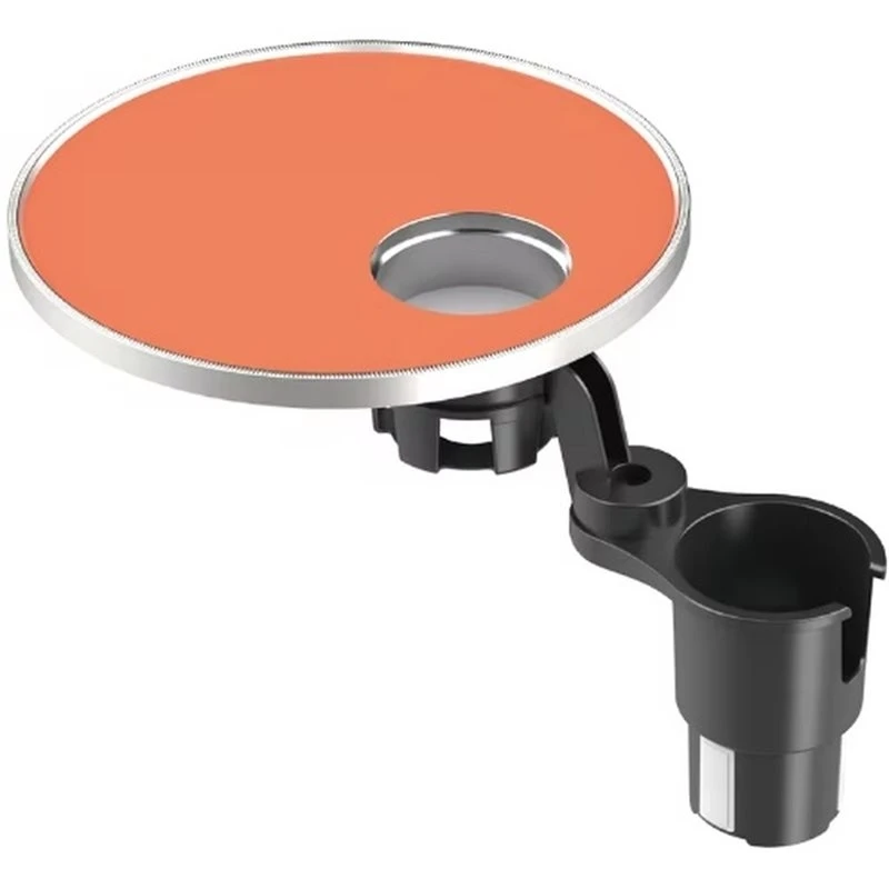 A96E-Car Small Table Multifunctional Cup Holder Tray, 360° Rotatable Design, Universal Auto Suspension Desk For Eating