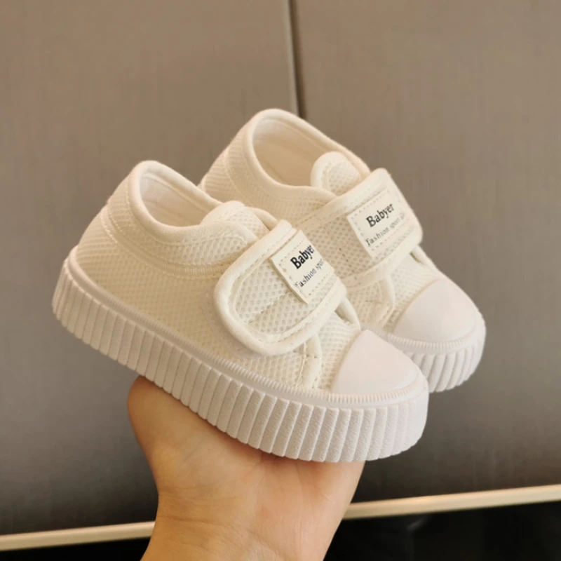 Baby Girls and Boys Casual Shoes Breathable Anti-slip Mesh Outdoor Shoes for Children 0-6Years Kids Soft Bottom Walking Shoes