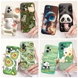 For Realme 9 Pro Plus Case RMX3392 RMX3393 Shockproof Cover Cute Panda Cartoon Matte Funda For Realme 9 Pro 5G Realme9 4G Bumper