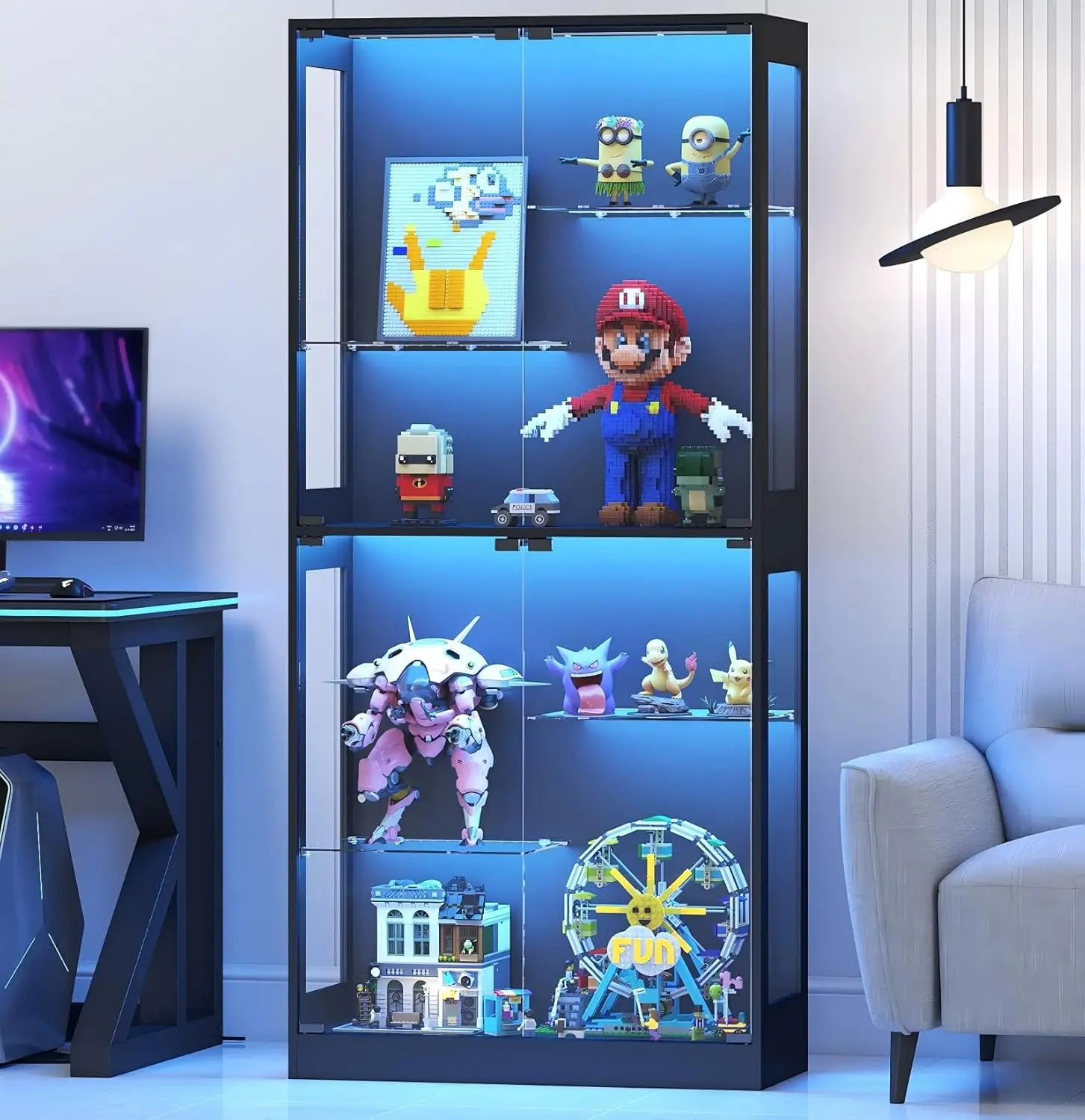#8 Latest Glass Display Cabinets Offers