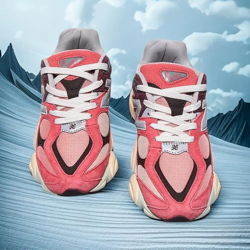 9060 Retro hardloopschoenen - unisex koppel, trendy patchwork, herfst/winter warm veelzijdig