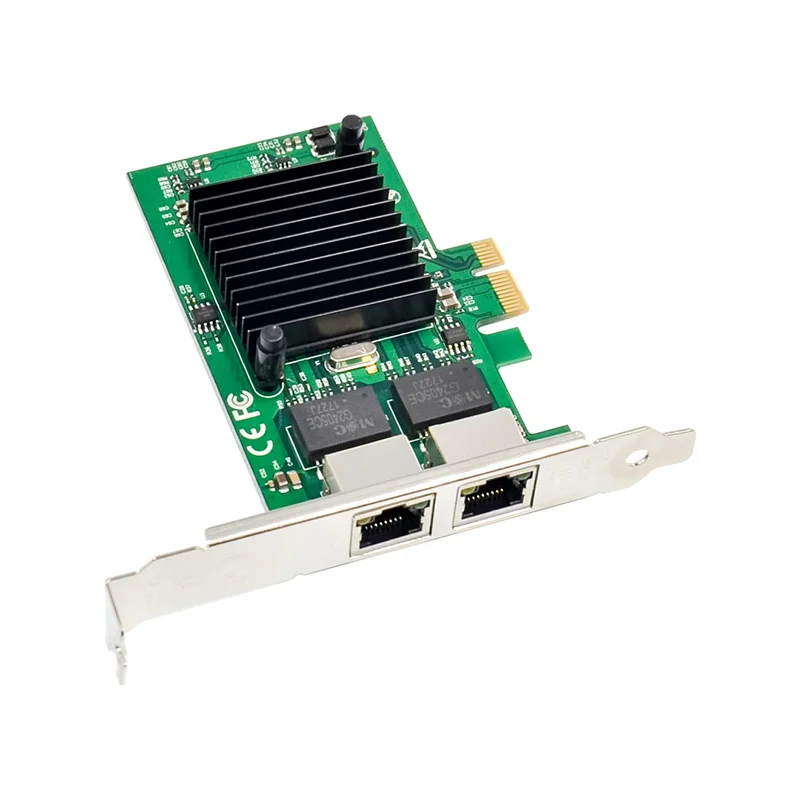 SUNWEIT ST725 PCIe X1 carte Ethernet double Gigabit JL82575 Chipset 2 ports 1000 Mbps carte réseau