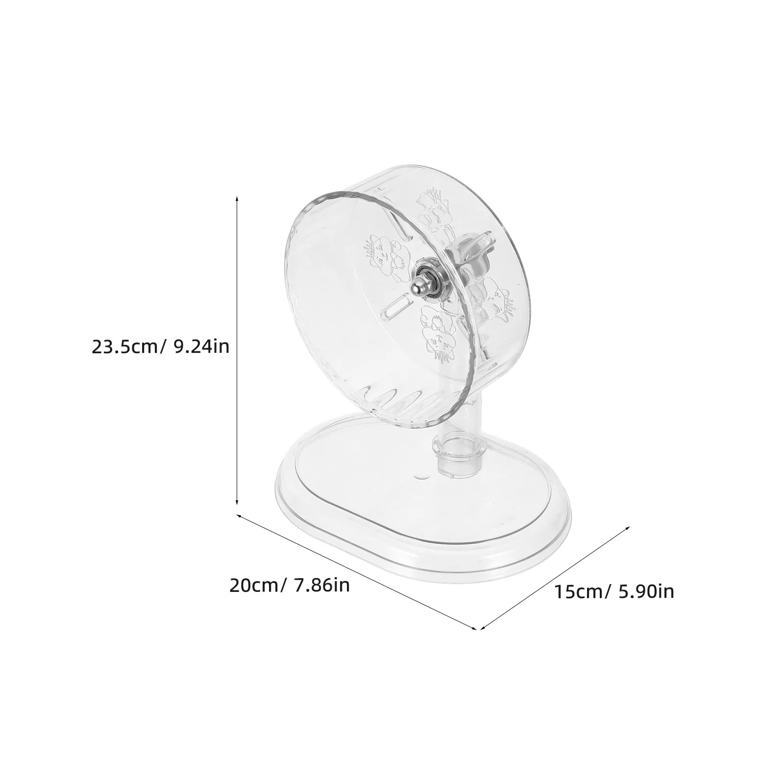 Picture 4: 15Cm Silent Hamster Exercise Wheel Stand Quiet Spinner for Gerbils Mice Small Animals Cage Accessories Hamster Toys