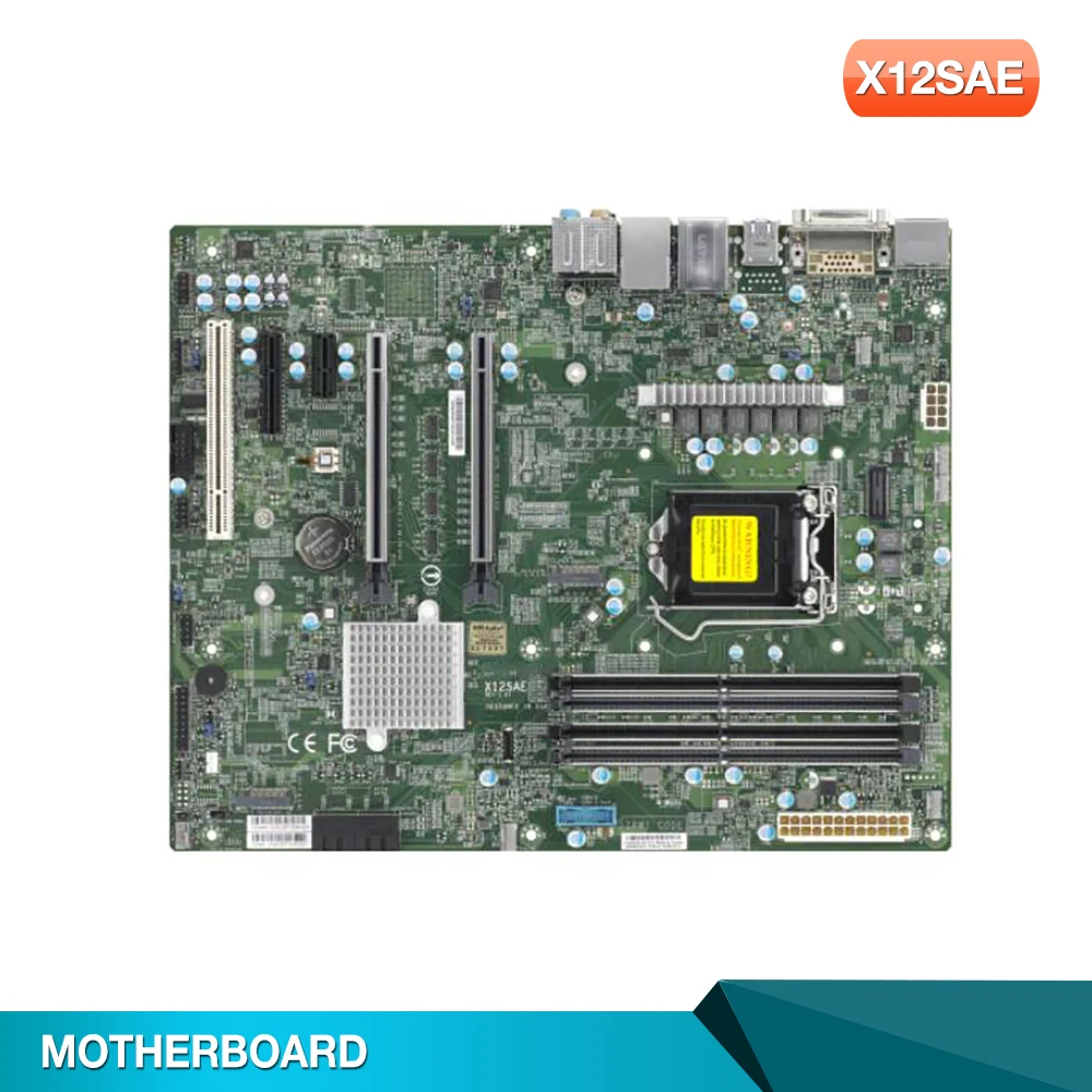 

X12SAE For Supermicro Single Channel Workstation Motherboard 10th Gen Core i9 i7 i5 i3 DDR4 SATA3 LGA-1200