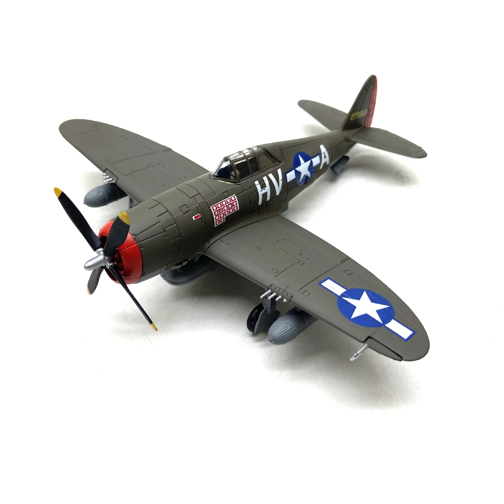 American P-47 Thunderbolt escala 1:72, modelo de combate fundido a presión, avión de simulación terminado de aleación, decoración de dormitorio y oficina, recuerdo