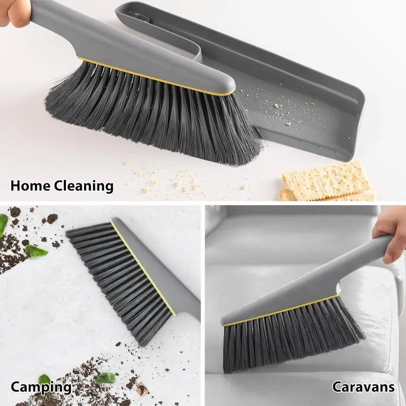 Small Cleaning Broom Dustpan Set Garbage SweeperMini Brush Small Broom Dustpan Kit For Kitchen Tabletop Household Cleaning tool