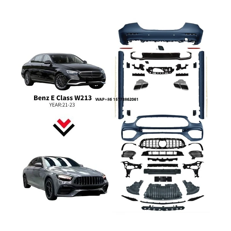 

W213 Facelift Conversion Auto Parts Body Kits for W213 Car Bumper Body Kit Car Accessories for 21-23 Years