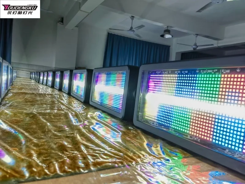 

4 шт. водонепроницаемый RGB 12 + 12 сегментов матричный светодиодный уличный стробер RGB луч света