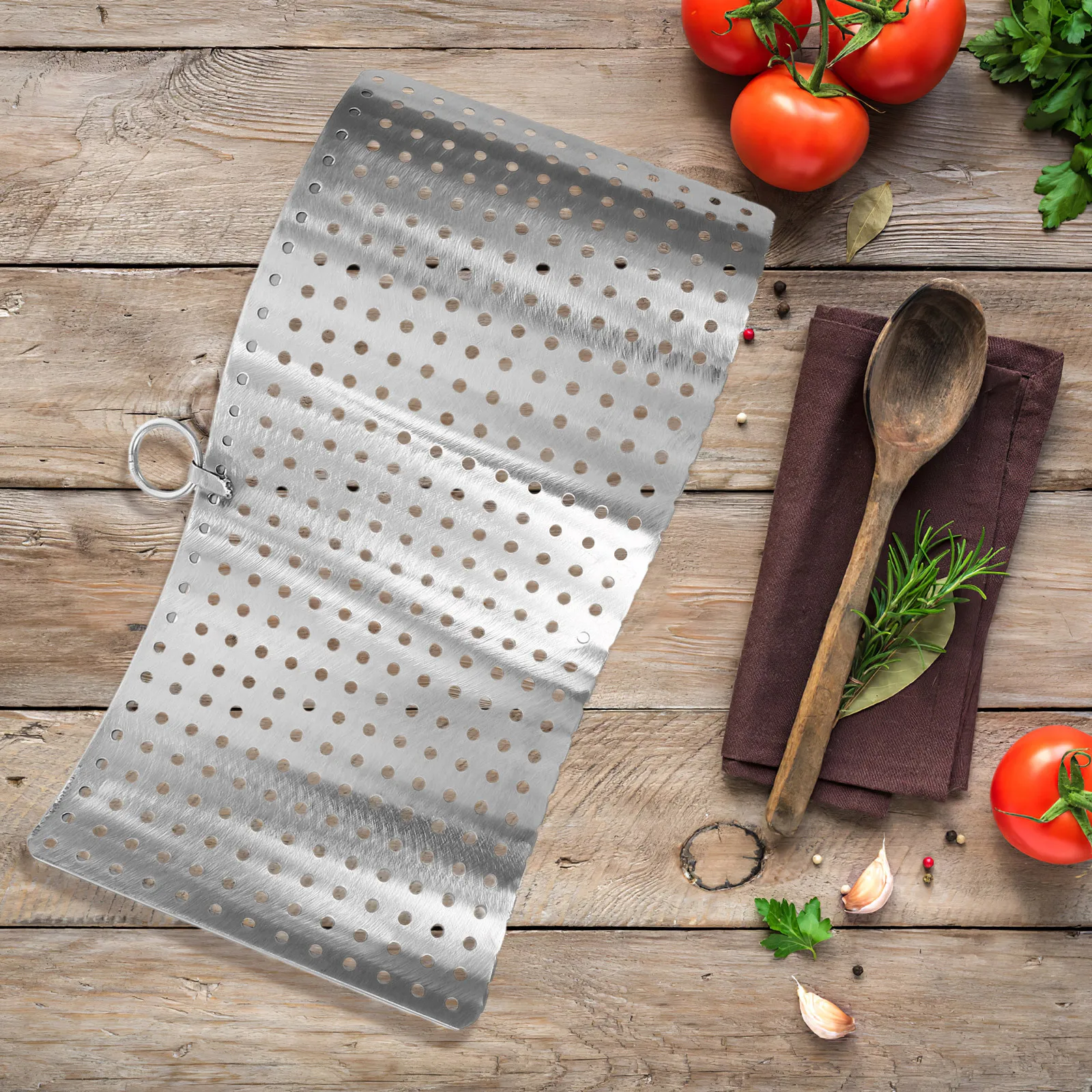 

Noodles Pot Cooking Divider Stainless Steel S Shape Insert 15.13x7.94inch Stove Top Pot Grid Plate for Professional Kitchen