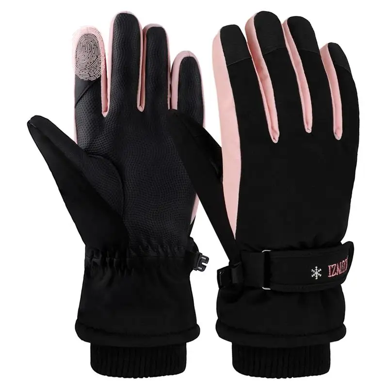 

Winter Gloves Waterproof Warm Non-Slip Thermal Gloves Skiing Gloves For Woman Cold Waterproof Motorcycle Cycle Gloves Ski Glove