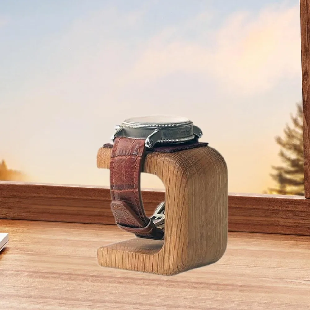 Présentoir en bois pour montres homme, vitrine de rangement pour montres-bracelets et bracelets, idéal pour la vente au détail