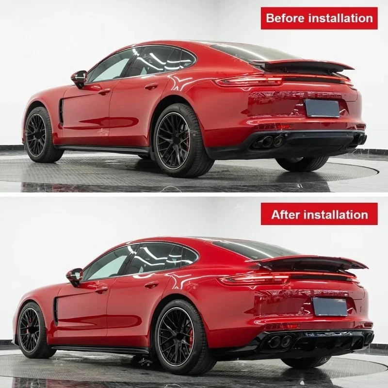 New Car Bumper Bodykit for for 971 Upgrade to Turbo S Model with Racing Lips Grille Side Skirt Day Running Lights