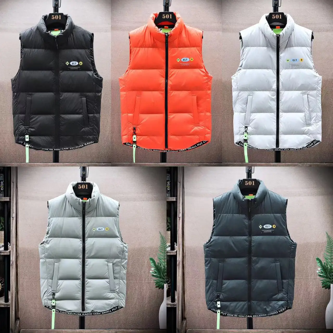 Men\'s Winter Warm Jacket Windproof Waterproof Duck Down Vest Hip Hop Style Fashion Casual Jacket Large Size Soft Jacket M-6XL