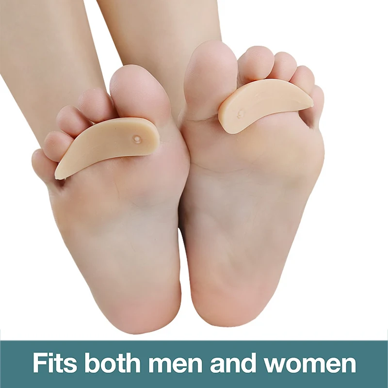 Pexmen 2/4Pcs Gel Hammer Toe Straightener Corrector Toe Separators Toe Straightening Cushion for Mallet and Overlaping Toes