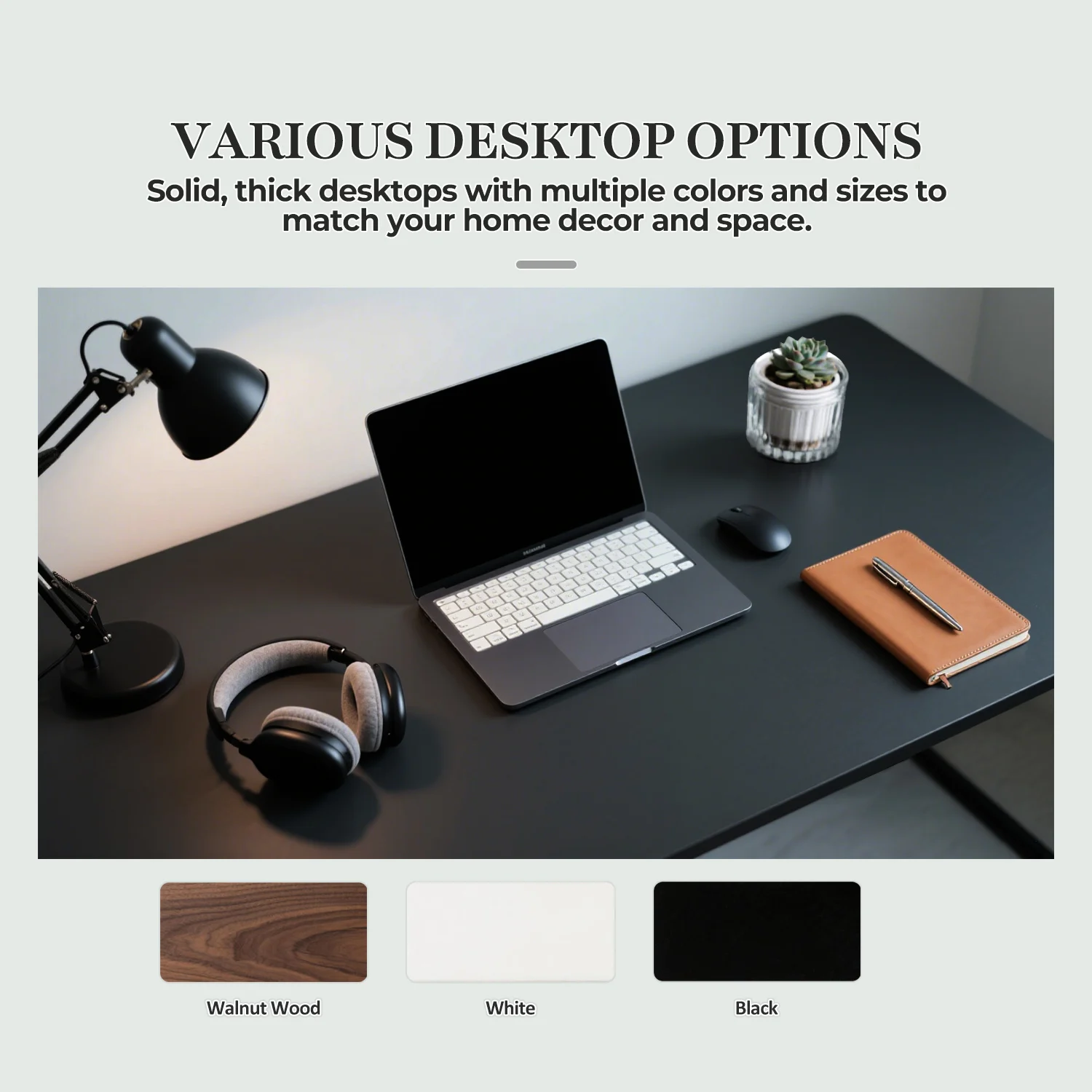مكتب قائم كهربائي صوتي من NSY مقاس 48 × 24 بوصة، ارتفاع قابل للتعديل، محرك هادئ، لألعاب المكاتب المنزلية والعمل المركّز #5