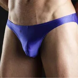 Men's U Convex Pouch Underwear for Young People Sexy Hip Hugging Brief Pants Teenager Mini Bikini Underpants Sissy Tangas Hombre