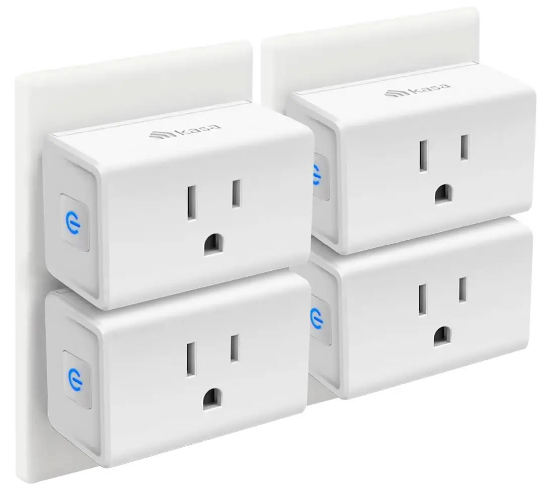 

Smart Plug Mini 15A, Wi-Fi Outlet Compatible with Alexa & Google Home, No Hub Needed, UL Certified, 4-Pack White