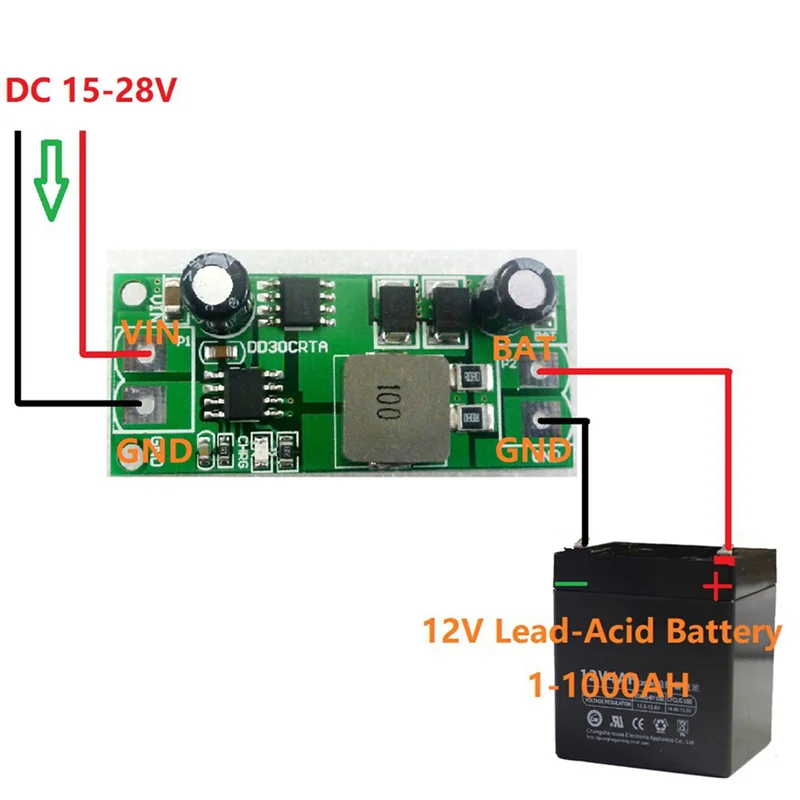 

B29C-2X 3A 12V 1-1000AH Lead-Acid Battery Charger Accumulator Charger For UPS Car Motorcycles Electric Road Vehicle, B