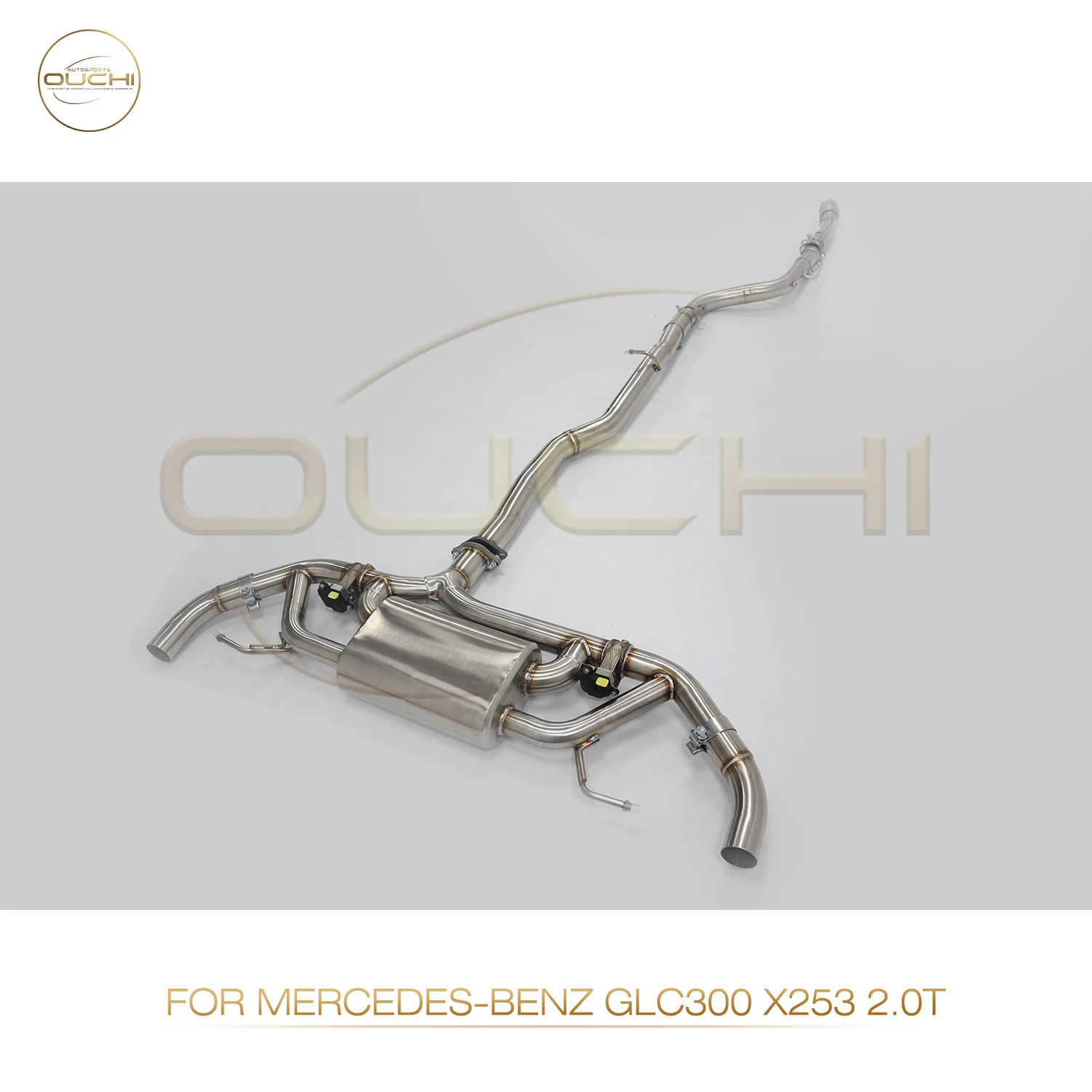 

OUCHI Exhaust System Stainless Steel Performance Catback for Mercedes Benz AMG GLC300 X253 2.0T Muffler With Valve