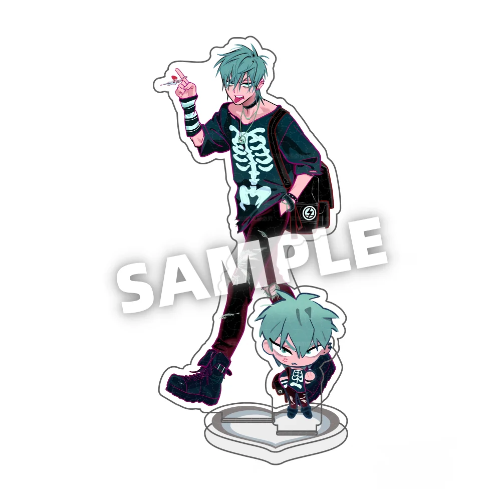 Anime ALIEN STAGE IVAN TILL LUKA SUA MIZI Geschenkspielzeug Acryl-Standmodell Actionfigur Ornament Zubehör Modell Desktop-Schlüsselanhänger