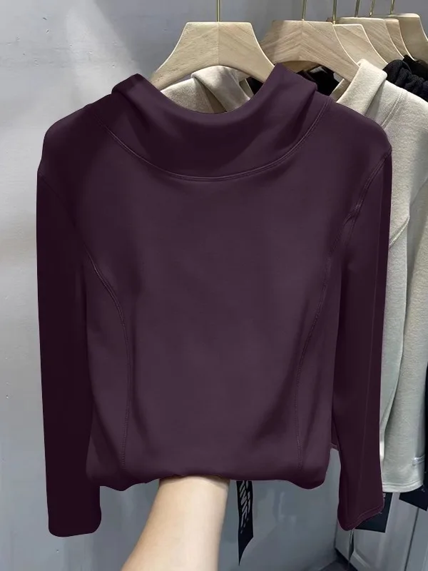 Loose Fit Long Sve Hoodie Women's Faionable Versatile Thermal Base irt Top Autumn Winter New Arrival Korean Sle