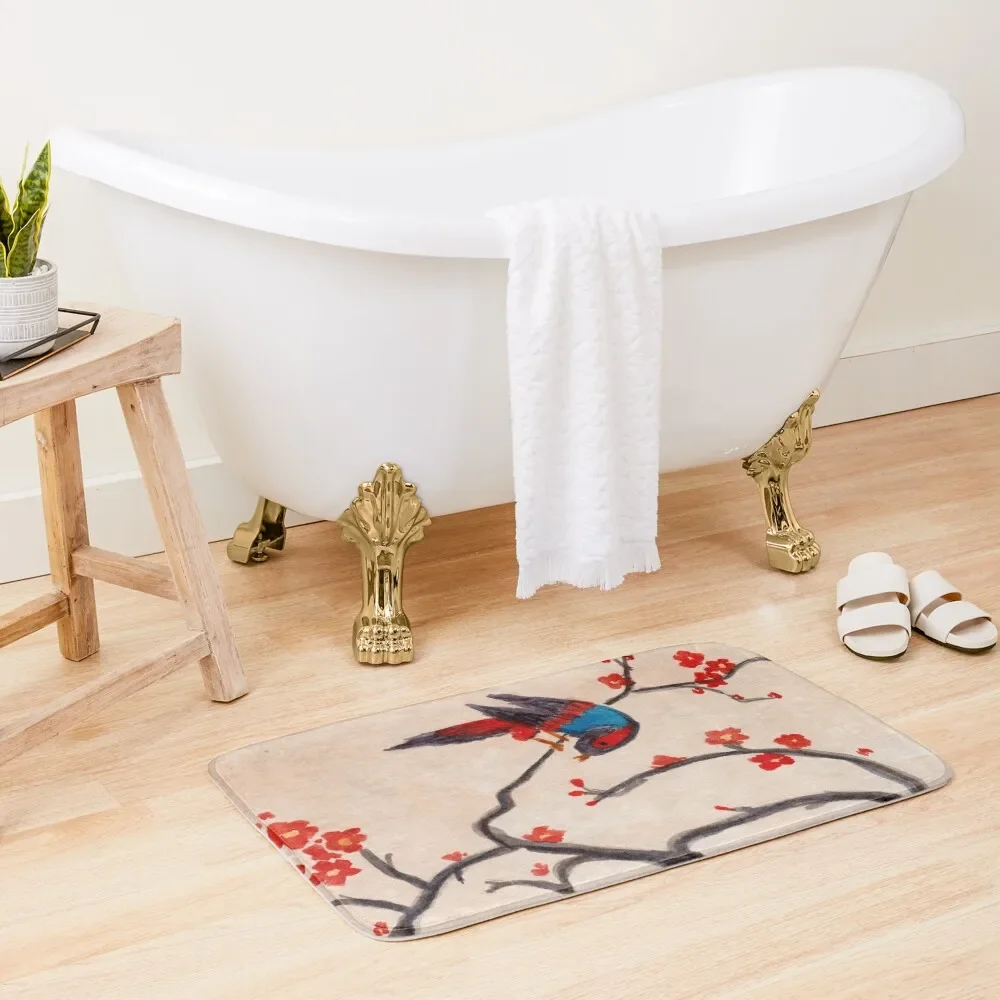 

sakura cherry tree Bath Mat Non Slip Carpet House Entrance Bathroom Accessories Mat