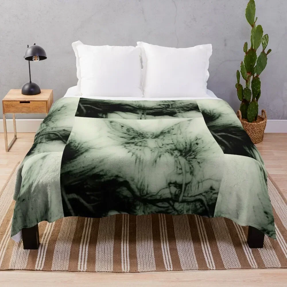 

blurry fairy Throw Blanket sofa bed Thermal heavy to sleep Cute Plaid Blankets