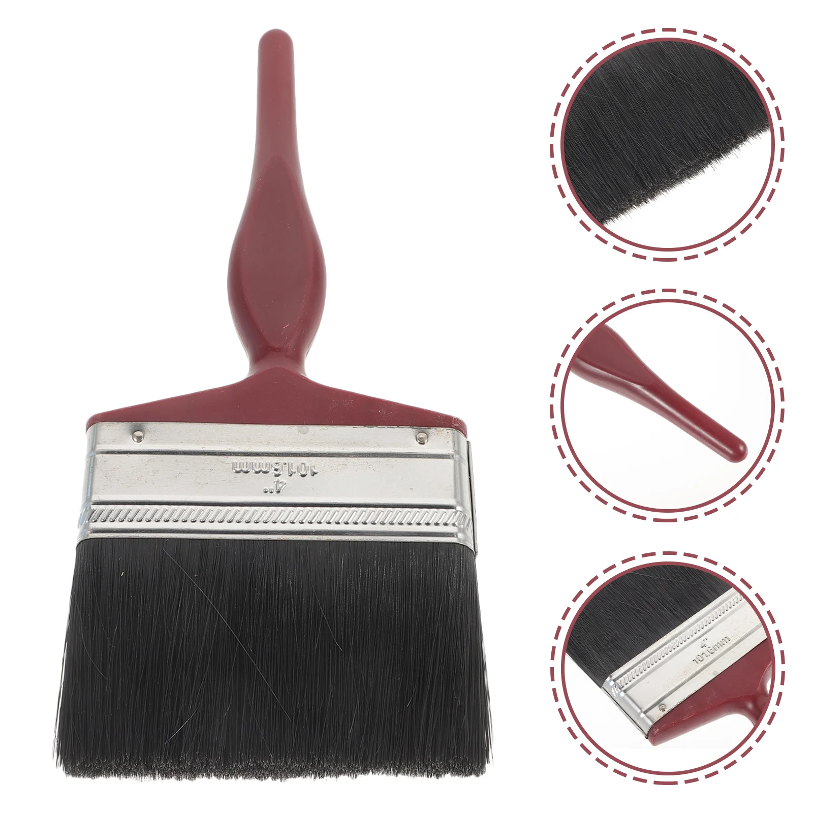 Cepillo para manchas de cubierta de alta resistencia, aplicador de suelo y pared, herramienta de pintura profesional para valla y pared