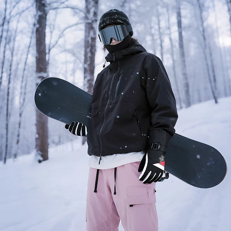 Nuovi guanti da sci antivento per uomo e donna Guanti da snowboard caldi e spessi per esterni Motociclismo Sport Ciclismo Autunno Inverno
