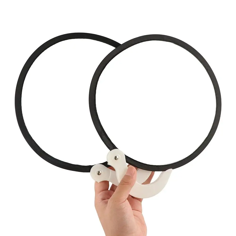 Performance Fan Portable Foldable Round Fans Simple Plastic Blank Fan Mini Decorative Fan Dance