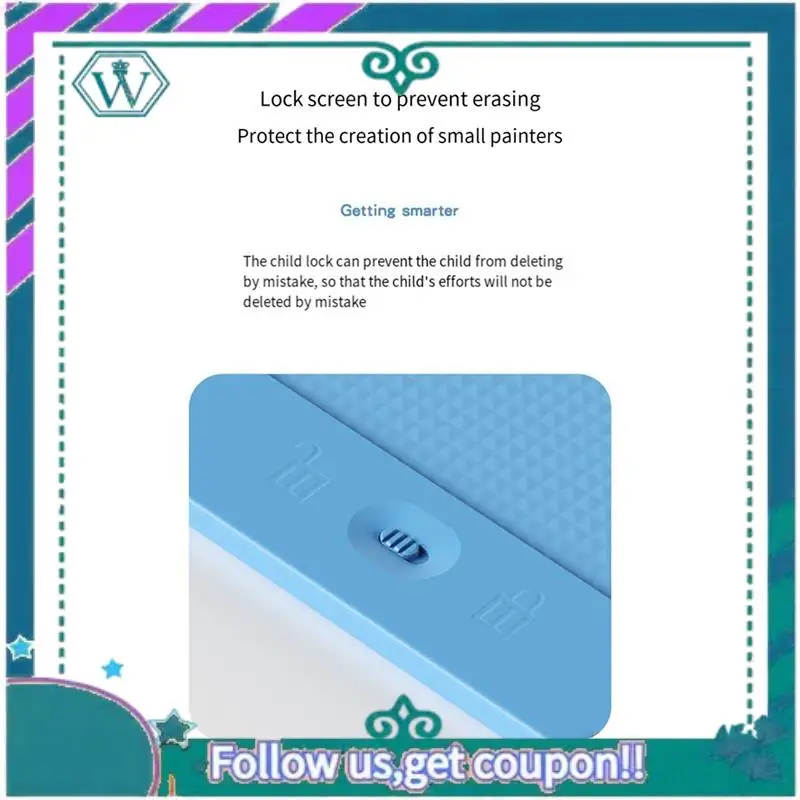 A75Q-8.2 Inch LCD Drawing Tablet Writing Board Color Graffiti Board Drawing Board For Children Birthday Drawing Tablet