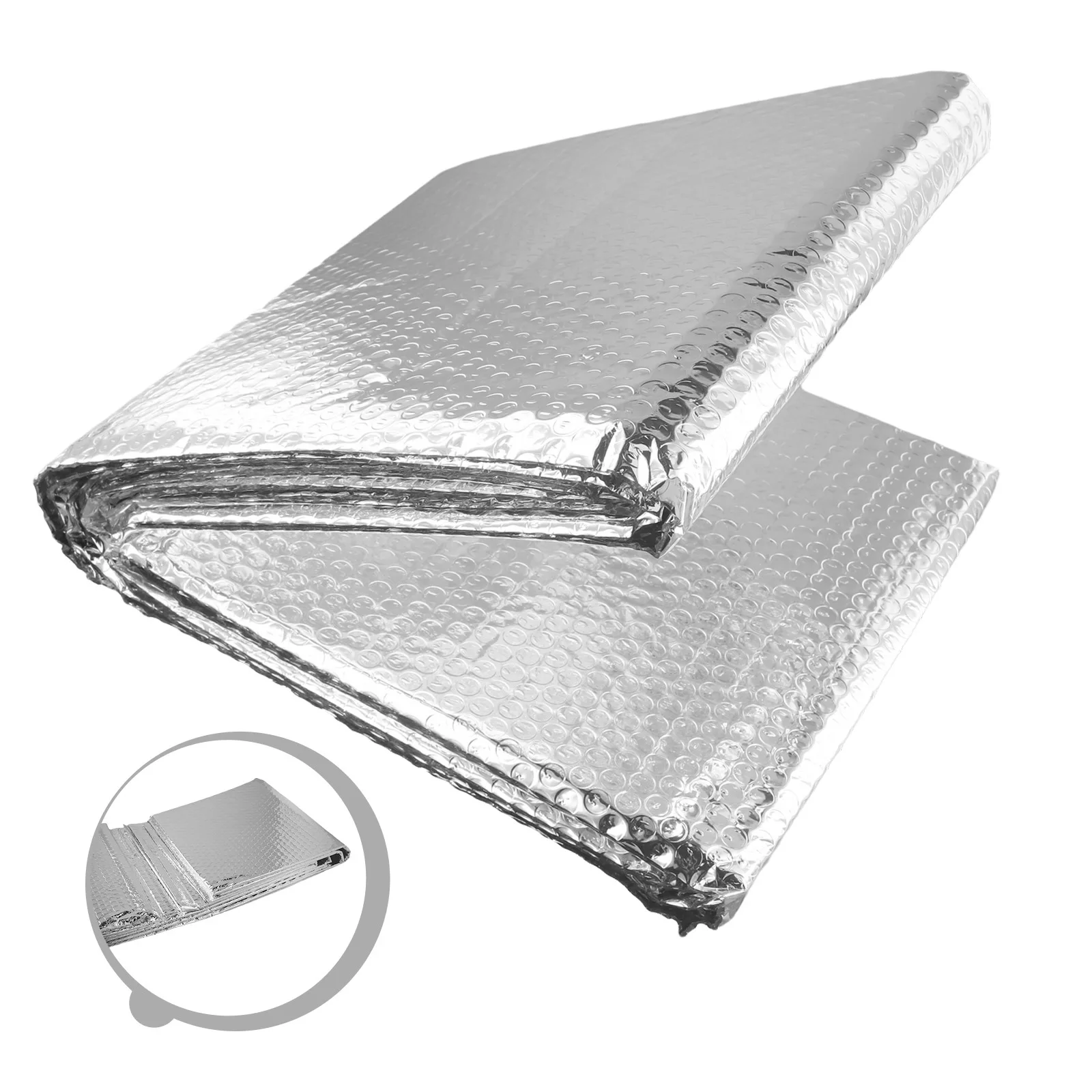 Cut To Size Double Sided Aluminum Foil Energy Saving Insulation Reflects Heat Easy To Install Hides Behind Radiator