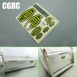 Simulation Body MEILLER KIPPER Decorate Sticker for 1/14 Tamiya RC Truck For Scania For man For volvo