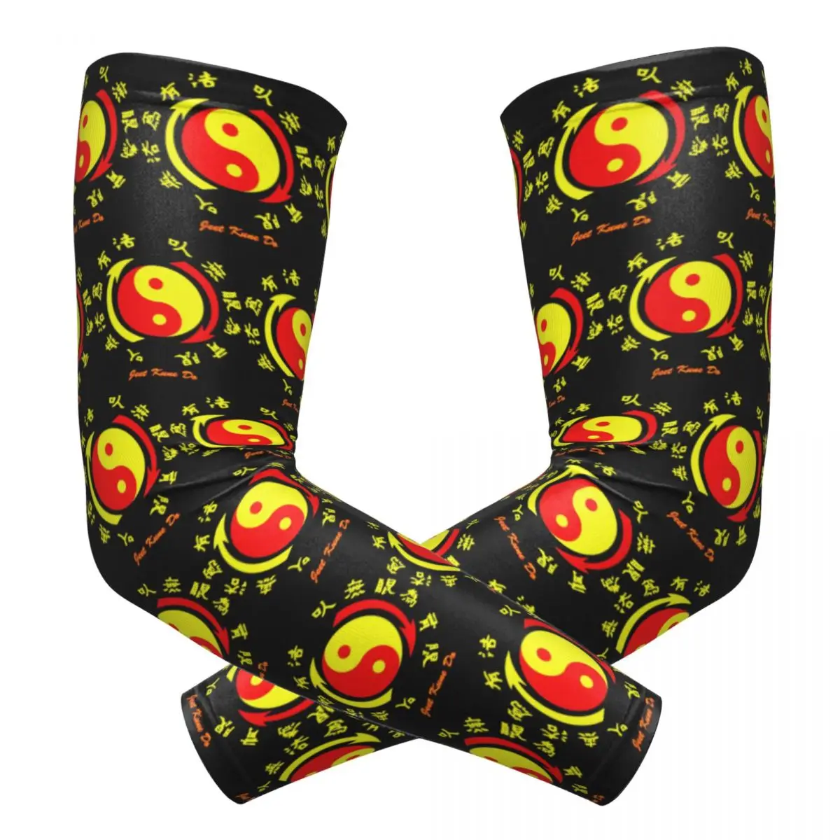 Академия боевых искусств Jeet Kune Do 1967 Wing Chun Legend 3, нарукавники для защиты от солнца и ультрафиолета, велосипедные рукава с татуировкой