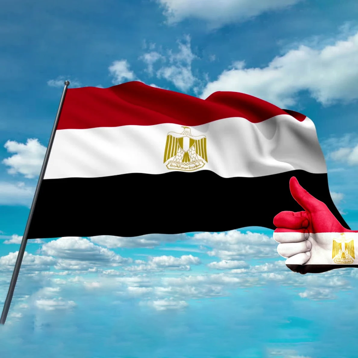 90X150Cm Egypt Flag…