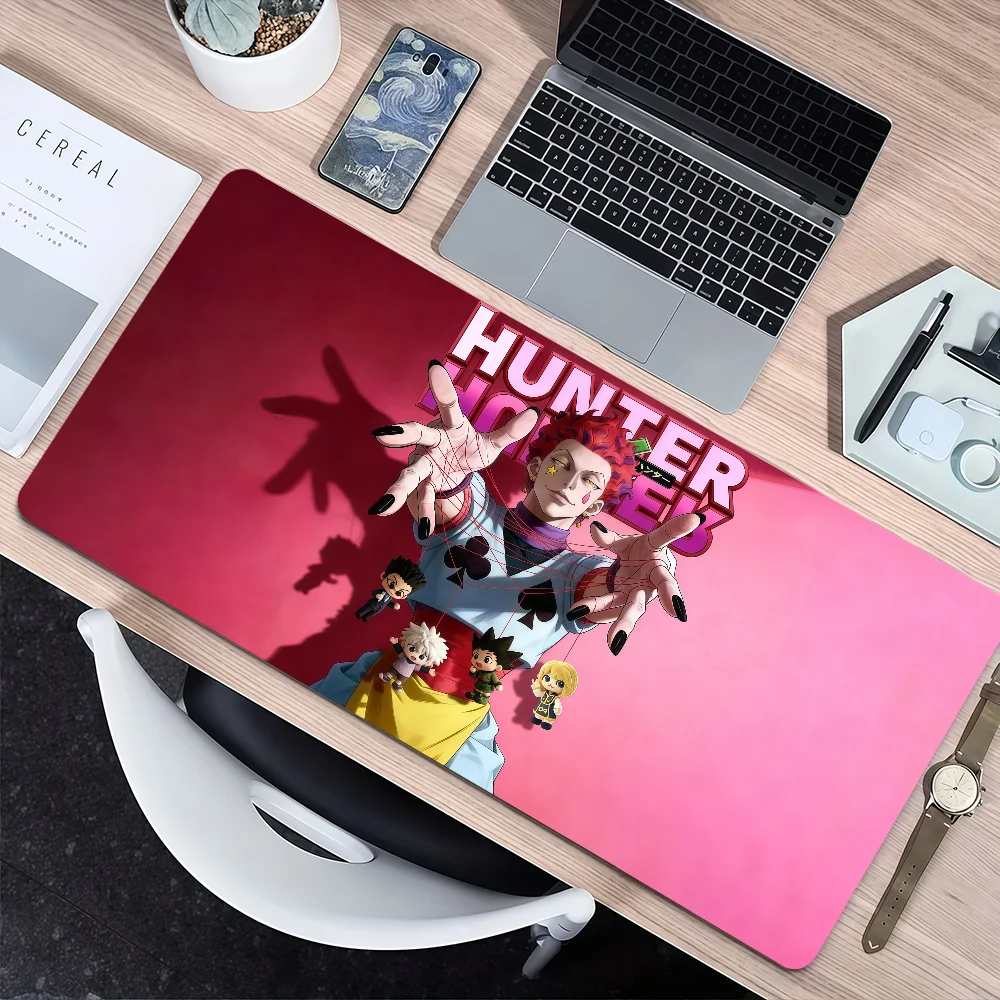 Manga Anime H-HUNTER HUNTER Mouse Pad Large Non-slip Lockedge Desktop Computer Desk Mat Keyboard MousePad Office Gamer Student