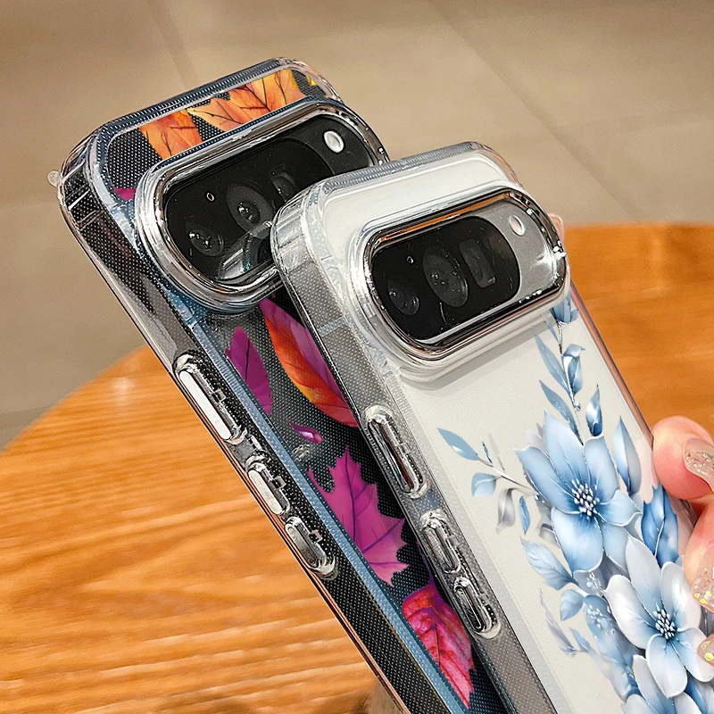 غطاء هاتف بنمط أوراق القيقب وا - مراجعة Phone Cases Pixel 9A وسعره