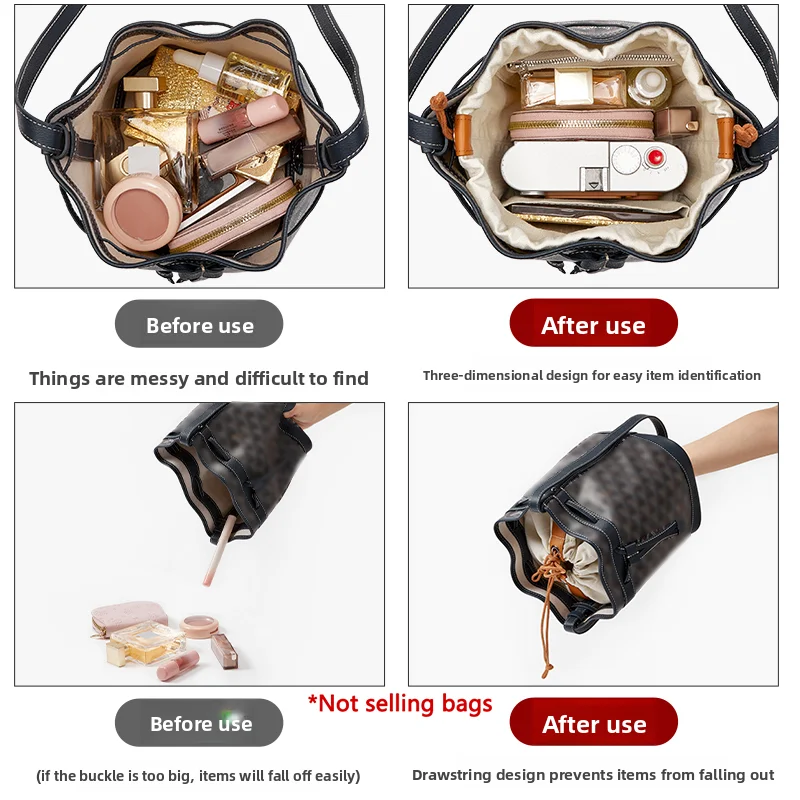 إدراج منظم الحقائب لملحقات حقيبة دعم الحقيبة من مادة القماش المتينة الصغيرة #3