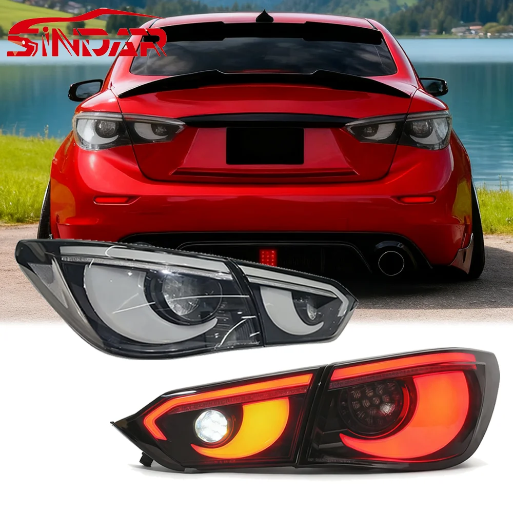 

SINDAR Автомобильные светодиодные задние фонари в сборе, модифицированные аксессуары для Infiniti Q50 2013-2017 VQ37, новый дизайн, стиль Hawkeye