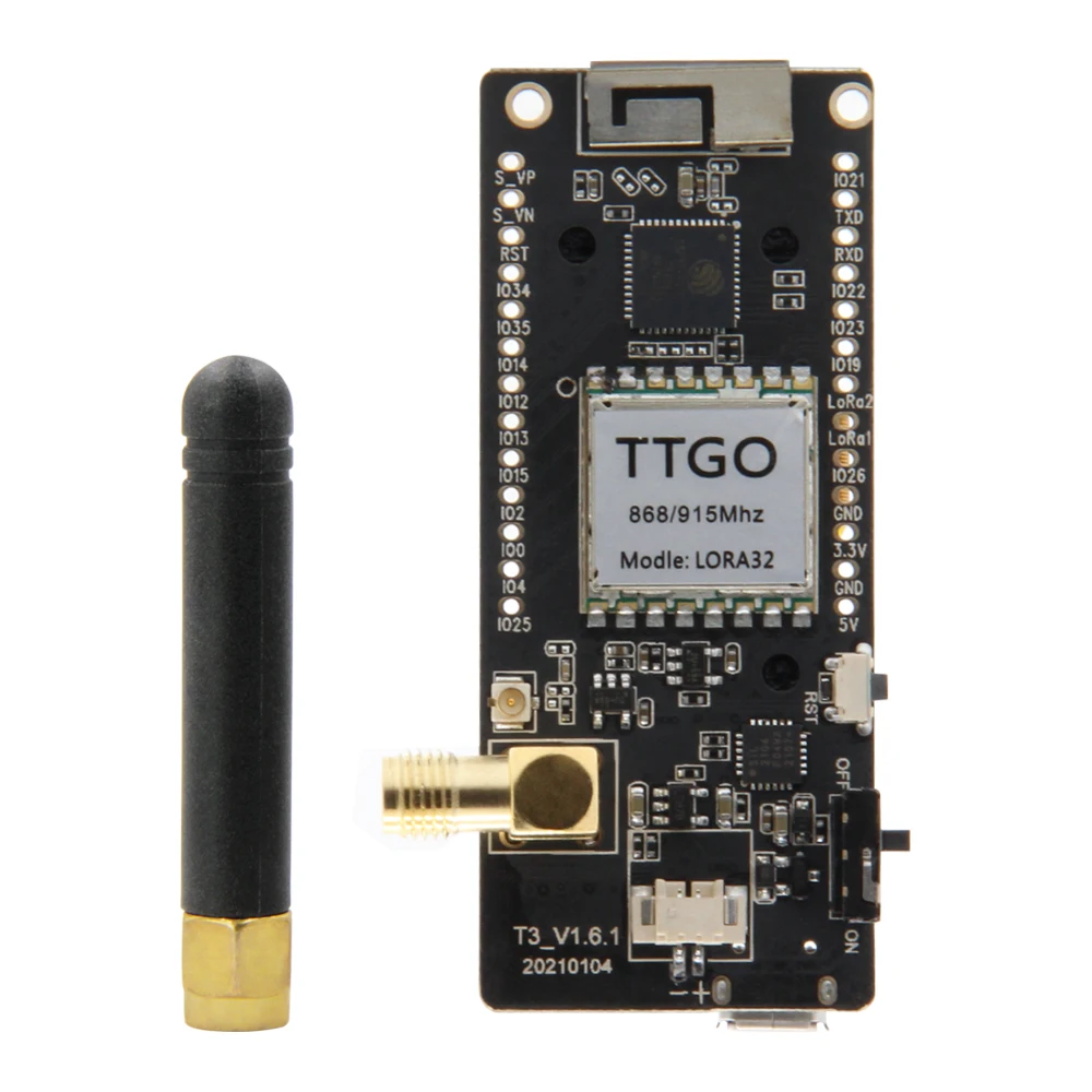 Imagem -05 - Módulo de Cartão Oled sd para Fluxos de Passageiros Bluetooth Wifi Medição Lora32 V2.1 1.6.1 Esp32 433 Mhz 868 Mhz 915 Mhz 923mhz 096