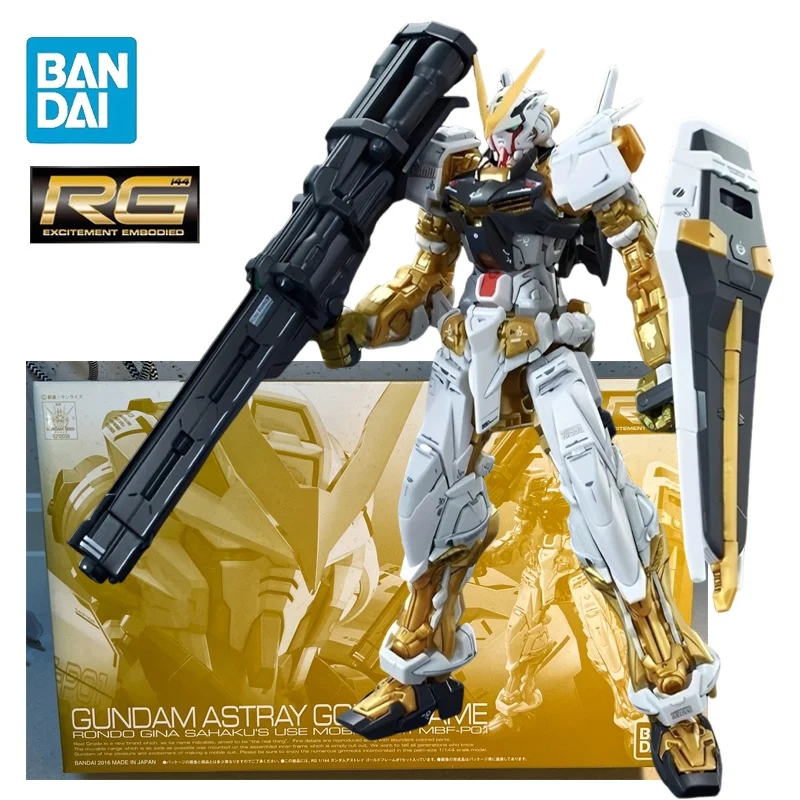 

В наличии BANDAI PB LIMITED RG 1/144 GUNDAM ASTRAY GOLD FRAME Аниме-модель для сборки, коллекционная игрушка